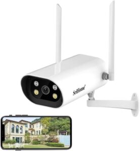 SriHome SH037-5MP * Caméra IP 5MP H.265 EXT. Bi-Dir. IR WiFi ONVIF