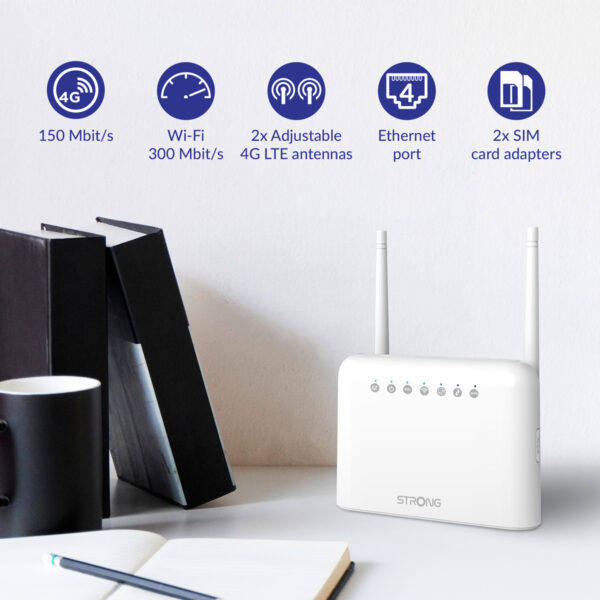STRONG 4GROUTER 350 ROUTEUR 4G LTE 300Mbps