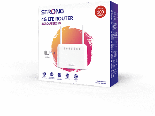 STRONG 4GROUTER350M - Mini Routeur WLAN 4G LTE/wifi 1300 Mb/s