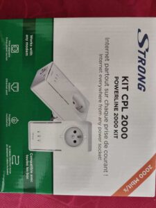 STRONG POWERL2000DUOFR Kit 2x CPL 2000 +Prise