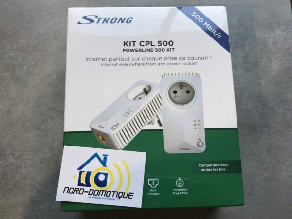 STRONG POWERL2000DUOFR Kit 2x CPL 2000 +Prise