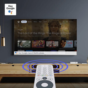 STRONG LEAP-S3+ v2 Google TV Box 4K UHD LAN/WiFi +USB * Blanc
