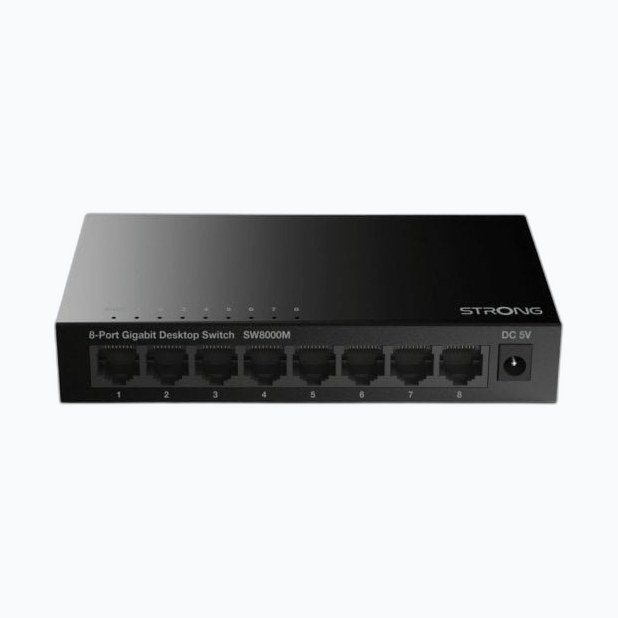 STRONG SW8000M * SWITCH 8 ports GbLAN Boîtier Métal