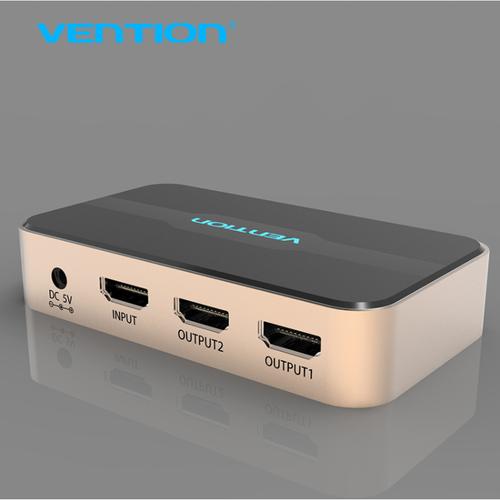 Splitter HDMI 4K Vention 2 ports (Noir/Or) - ACBG0-EU