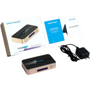 Splitter HDMI 4K Vention 4 ports (Noir/Or) - ACCG0-EU