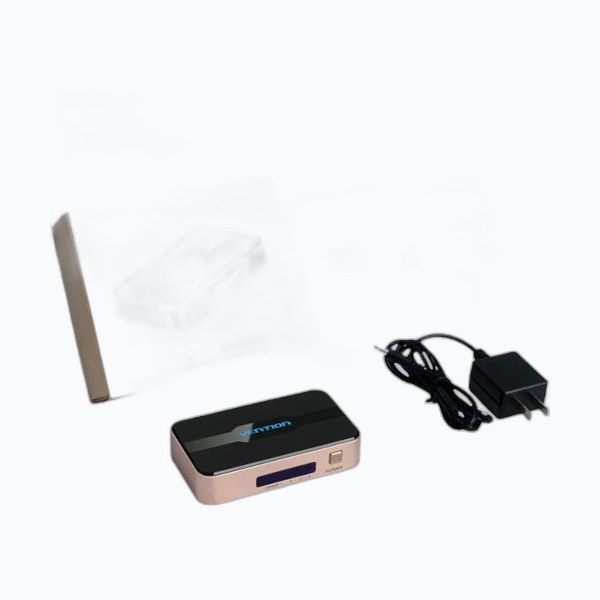 Splitter HDMI 4K Vention 4 ports (Noir/Or) - ACCG0-EU