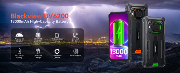 Tablette BLACKVIEW Active 10 Pro 5G 10,9'' 12/256Go WiFi/5G Cam IR