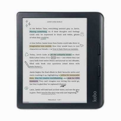 Liseuse KOBO Libra Couleur 7 32Go WiFi/BTO/USB-C * Noir