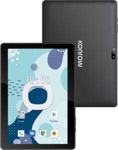 KONROW K-TAB 1004 10,1 Quad A53 1.6GHz 1/16Go WiFi/BTO Andr11 * Noir