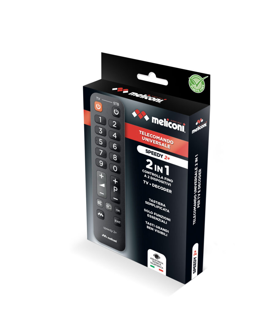 D2 - TELECOMMANDE UNIVERSELLE 2-EN-1 TV+TNT