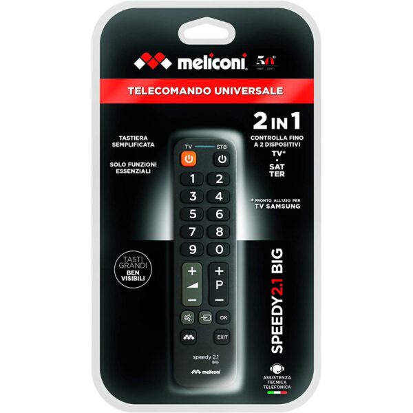 D2 - TELECOMMANDE UNIVERSELLE 2-EN-1 TV+TNT