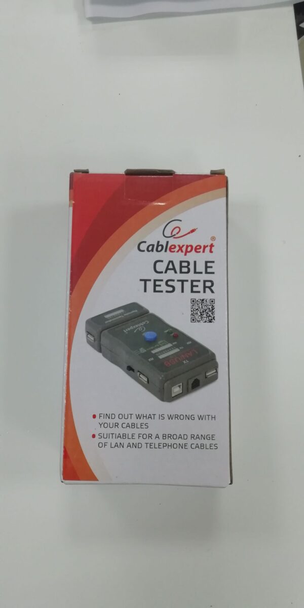 Testeur de Câbles CableXpert RJ45, USB - NCT-2