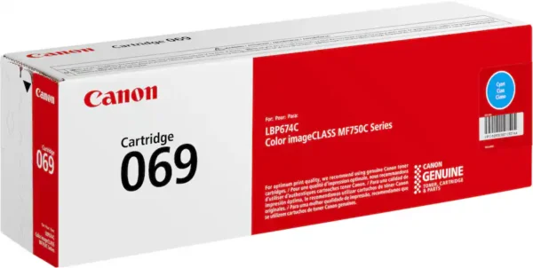 TONER CANON 069 CYAN pour MF754Cdw