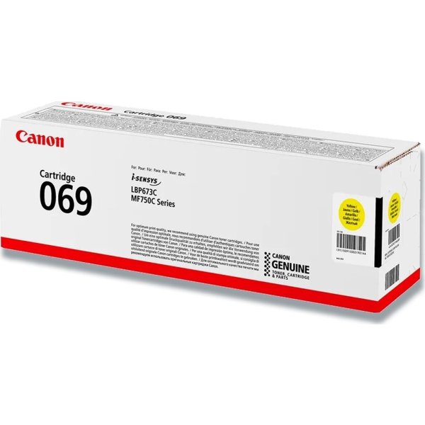 TONER CANON 069 YELLOW pour MF754Cdw