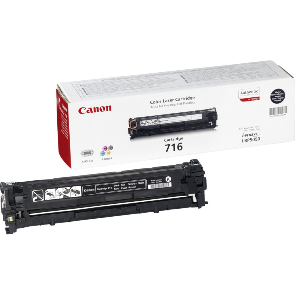 TONER CANON 716 BK (Noir) 2300p. pour LBP5050/MX80XX