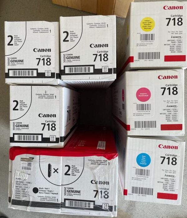 TONER CANON 718 CYAN 2800p. pour LBP7200/MF8330/8350/8340CDN