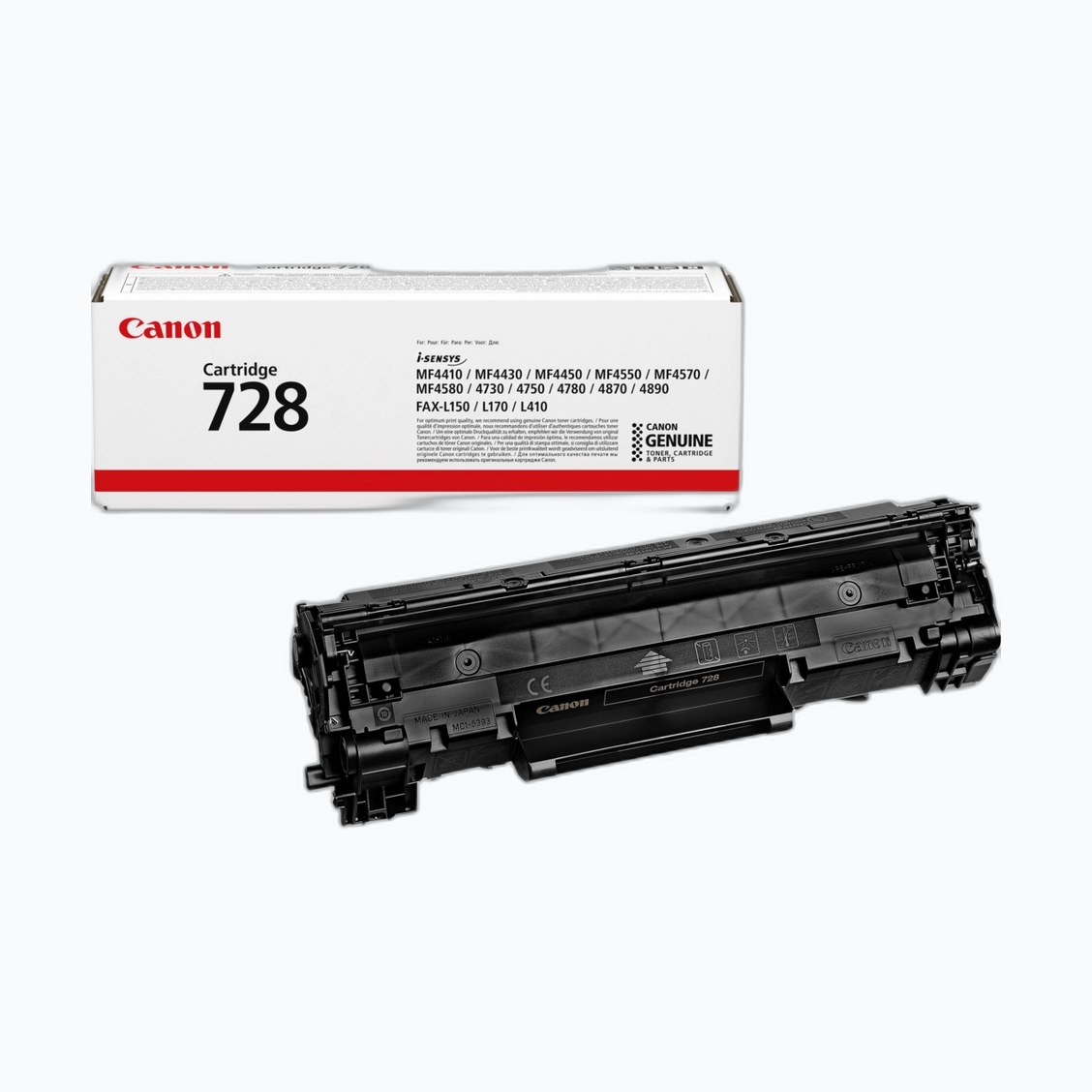 TONER CANON 728 NOIR (2100p) pour MF44XX/4570/4580/4750/L170/4890