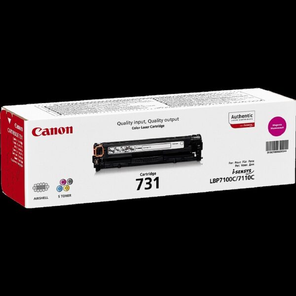 TONER CANON 731 MAGENTA pour LBP7100/7110/8230/8280