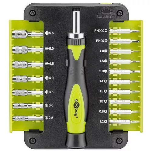 Kit de Tournevis de précision Goobay 37 pièces - 74003