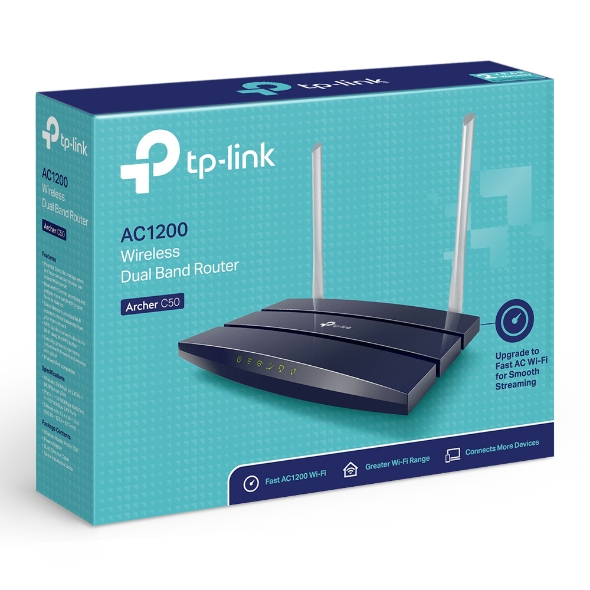 TP-LINK Archer C50 v3 * Routeur WiFi AC1200 Dual Band