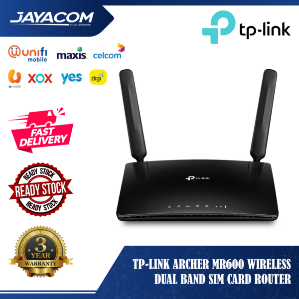 TP-LINK Archer MR600 * ROUTEUR 4G+ WiFi 5 Bi band AC1200 Mbps 4xLAN