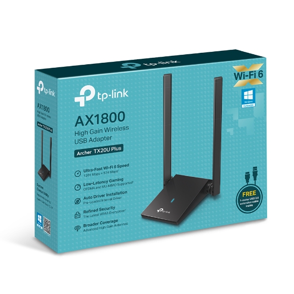 TP-LINK Archer TX20U AX1800 Clé USB Dual Band WiFi6 USB3.0