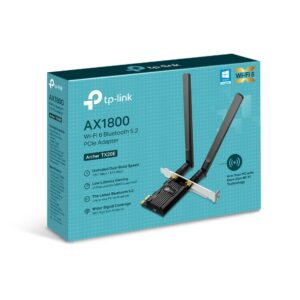 TP-LINK Archer TX20E AX1800 Carte PCIe WiFi + BT5.2 LowProfile