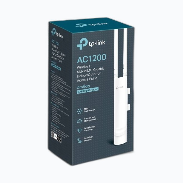 TP-LINK EAP225-Outdoor * POINT D'ACCES WiFi AC1200 MU-MIMO 1xGbL PoE