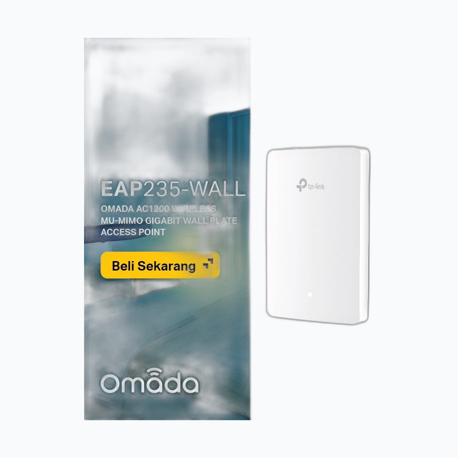 TP-LINK EAP235-WALL * Point d'accès WiFi AC1200 Omada PoE GbLAN