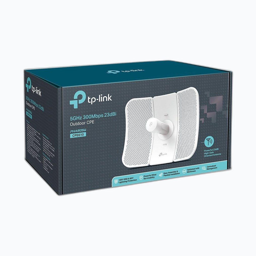 TP-LINK EAP610-Outdoor * Point d'accès WiFi6 AX1800 Ext. IP67 Omada