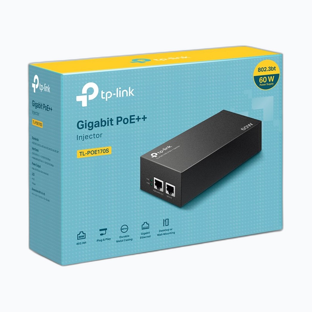 TP-LINK TL-POE170S * ADAPTATEUR ET INJECTEUR PoE Gigabit Ethernet