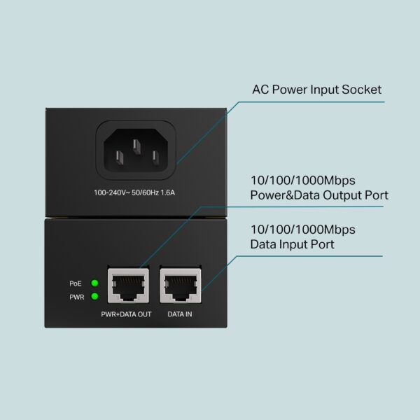 TP-LINK TL-POE170S * ADAPTATEUR ET INJECTEUR PoE Gigabit Ethernet