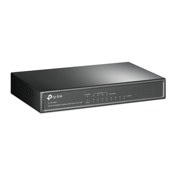 TP-LINK TL-SF1008P * Switch 8 ports LAN 10/100 dont 4x PoE (66W)