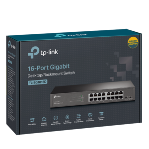 TP-LINK TL-SG1016D * SWITCH 16xGbL desktop/rackable