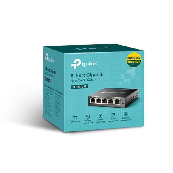 TP-LINK TL-SG105E * SWITCH 5 ports GbLAN Boîtier métal manageable