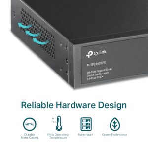 TP-LINK TL-SG1428PE * SWITCH 24x/4xSFP+Managed Rack
