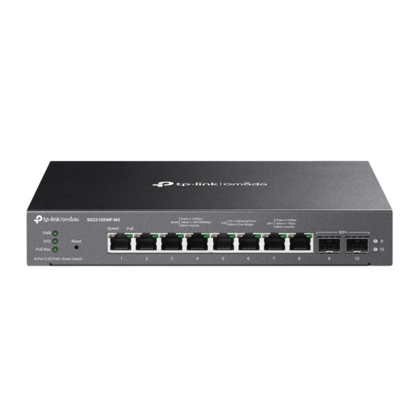 TP-LINK TL-SG3210XHP-M2 * SWITCH 8x2.5GbE 2x10GE dont 8xPoE+ (240W)