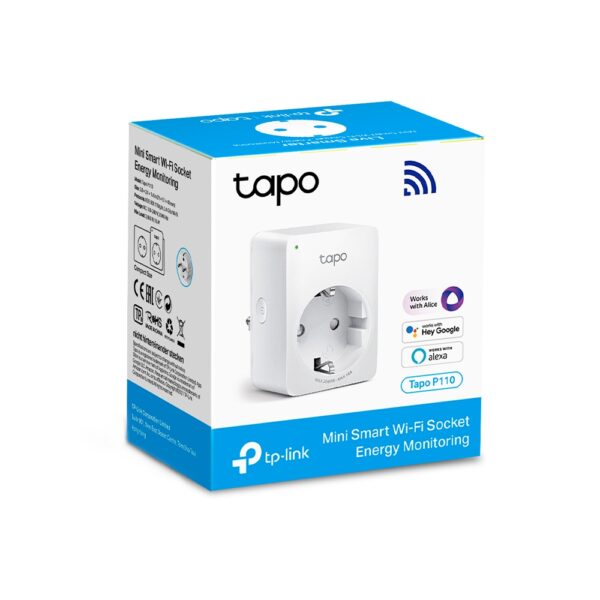 TP-LINK Tapo P110 Prise connectée 3680 W Maison, Bureau Blanc