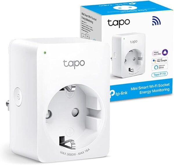 TP-LINK Tapo P110 Prise connectée 3680 W Maison, Bureau Blanc