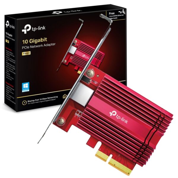 TP-LINK TX401 * Carte réseau PCI-E 4X 1/2.5/5/10GB-T