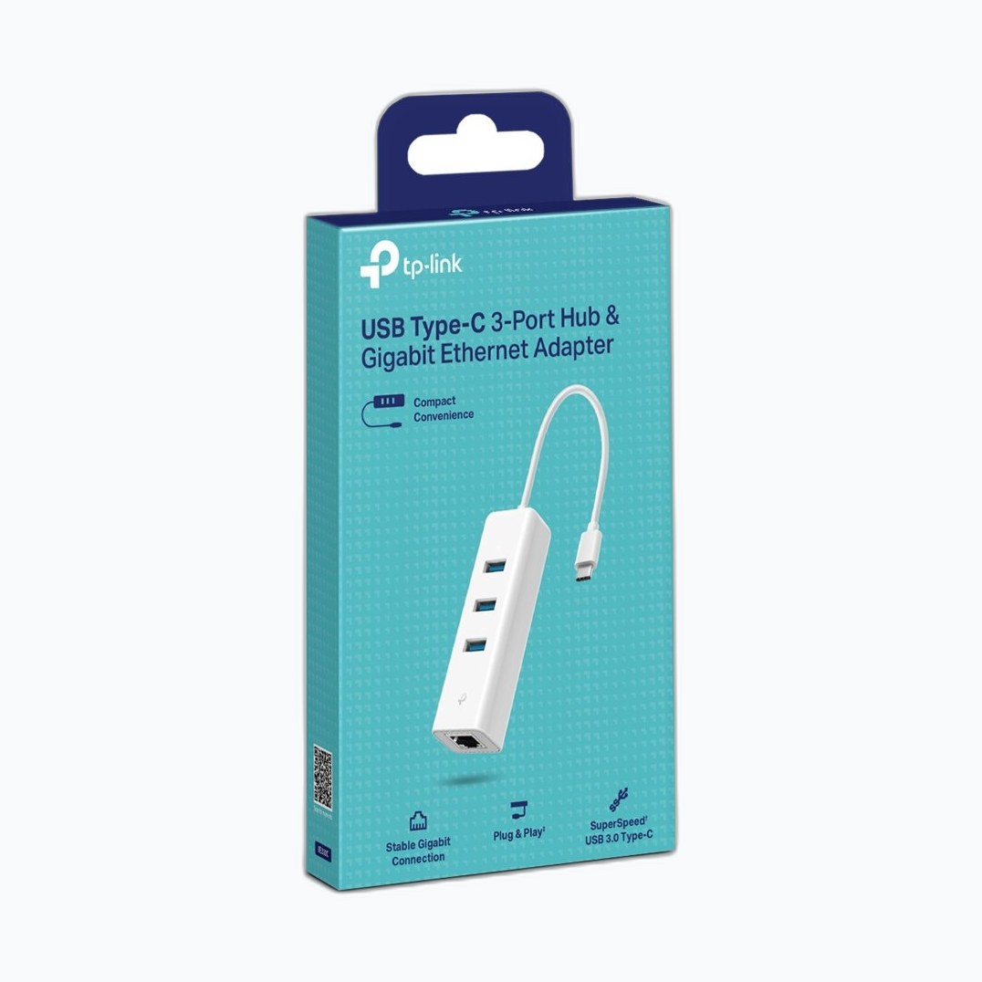 TP-LINK UE330 * Adaptateur 2-en-1 HUB3.0 3 ports +1xGbLAN