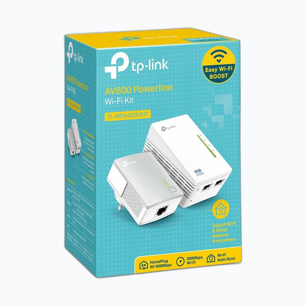 TP-LINK WPA4220KIT * Starter Kit CPL AV600 & Module WiFi N 300 2xLAN