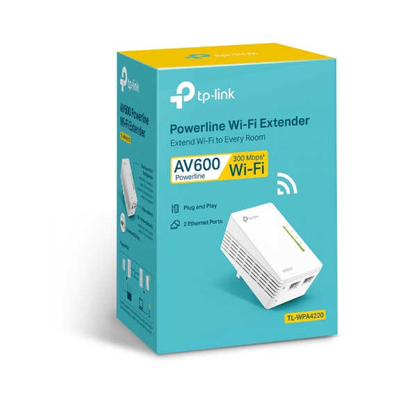 TP-LINK WPA4220KIT * Starter Kit CPL AV600 & Module WiFi N 300 2xLAN
