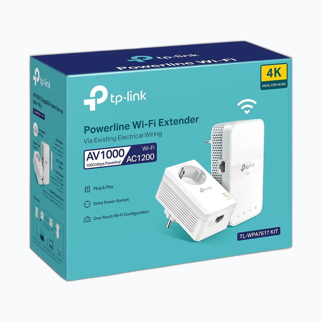 TP-LINK WPA7617KIT * Starter Kit CPL AV1000 & Module WiFi AC1200 +GbE