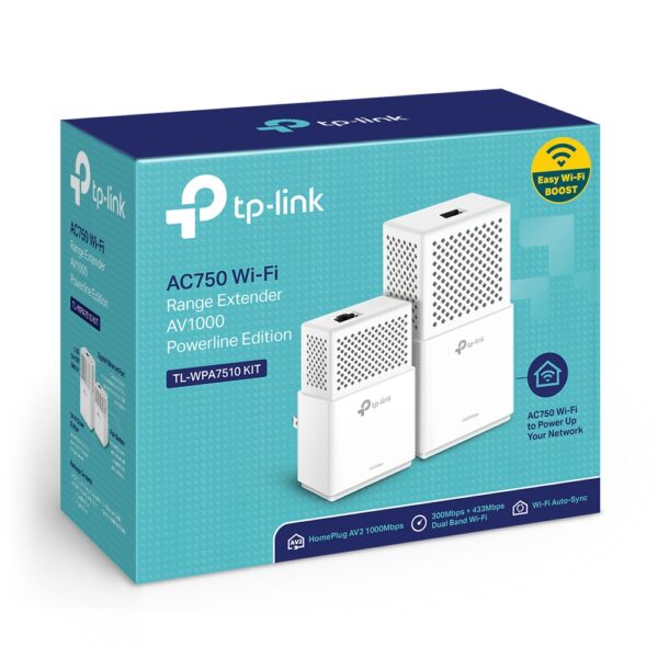 TP-LINK WPA7617KIT * Starter Kit CPL AV1000 & Module WiFi AC1200 +GbE