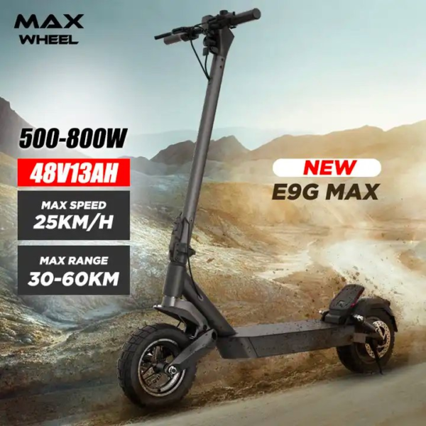 TROTTINETTE MaxWheel E9G Sport 10 500W 48V/15Ah Amort. AV+AR