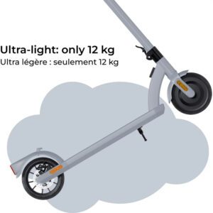 TROTTINETTE YEEP.ME 80N EVO+ 30KM - GREY