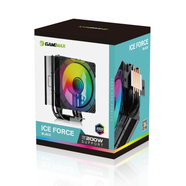 VENTILATEUR GameMAX Ice force ARGB (Noir) - 9502-0100R0102