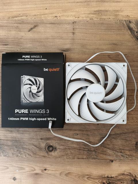 VENTILATEUR BE QUIET ! Pure Wings 3 140mm PWM High-Speed Blanc