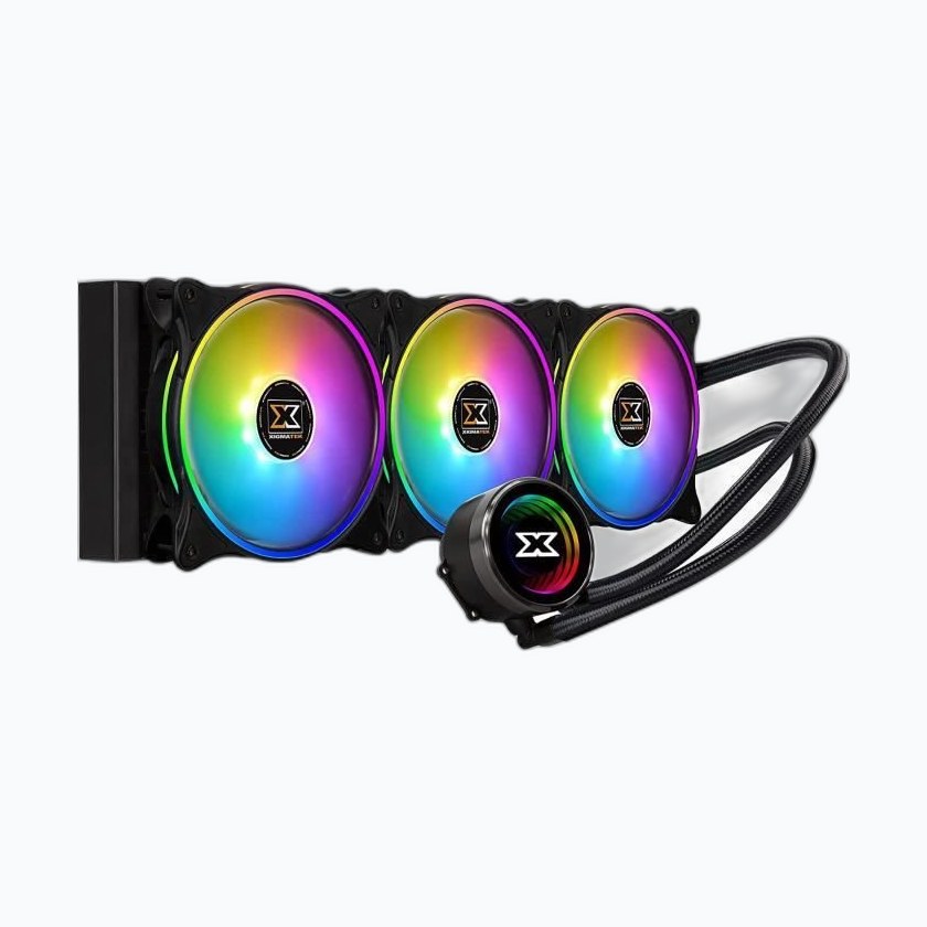 Watercooling AIO Xigmatek Fenix RGB - 360mm (Blanc) * EN43000